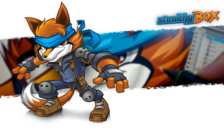 fox mascot, gamer mascot, mascot design, character design, cartoon logo, cartoon identity