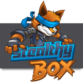 Cartoon Logo Design for StealthyBox by MLJarmin Illustrations